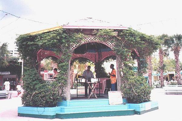 Gazebo in town square